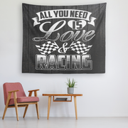 All You Need Is Love And Racing Tapestry