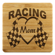 Racing Mom Bamboo Coaster