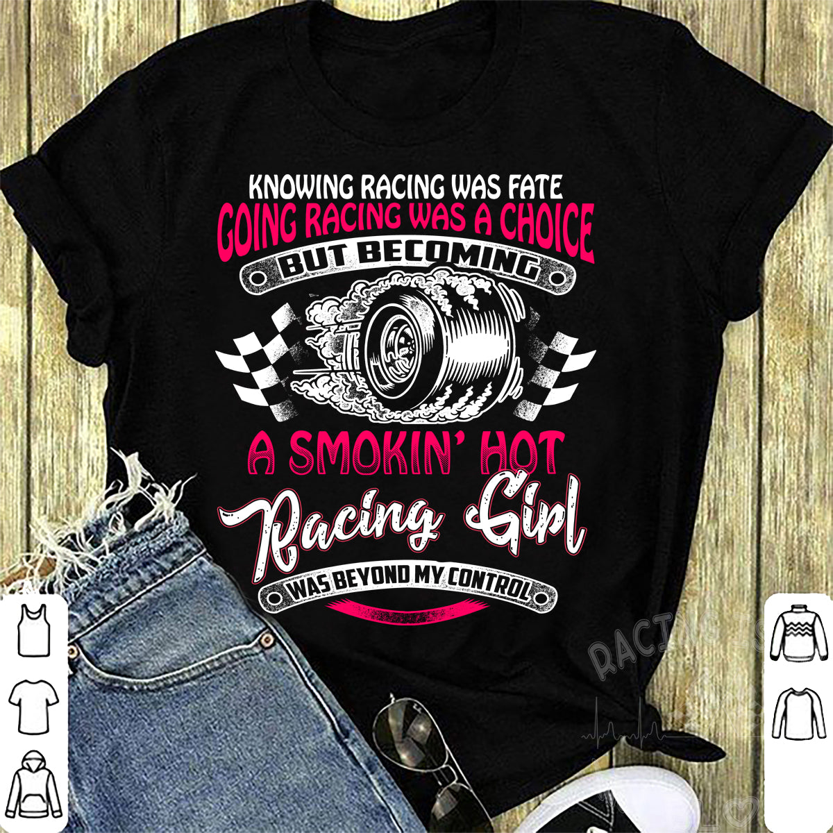 racing girl t-shirts