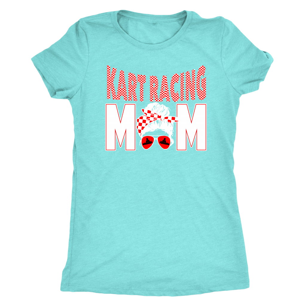 go kart racing mom t-shirts