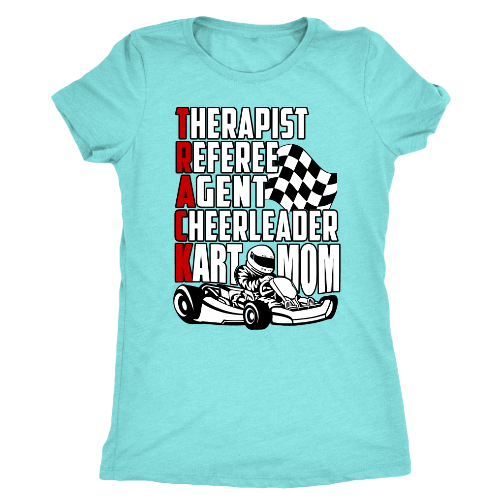 go Kart racing mom t-shirts