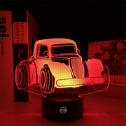 Legend Car 3D Led Lamp