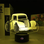 Legend Car 3D Led Lamp