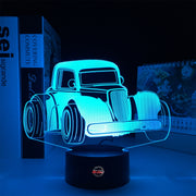 Legend Car 3D Led Lamp