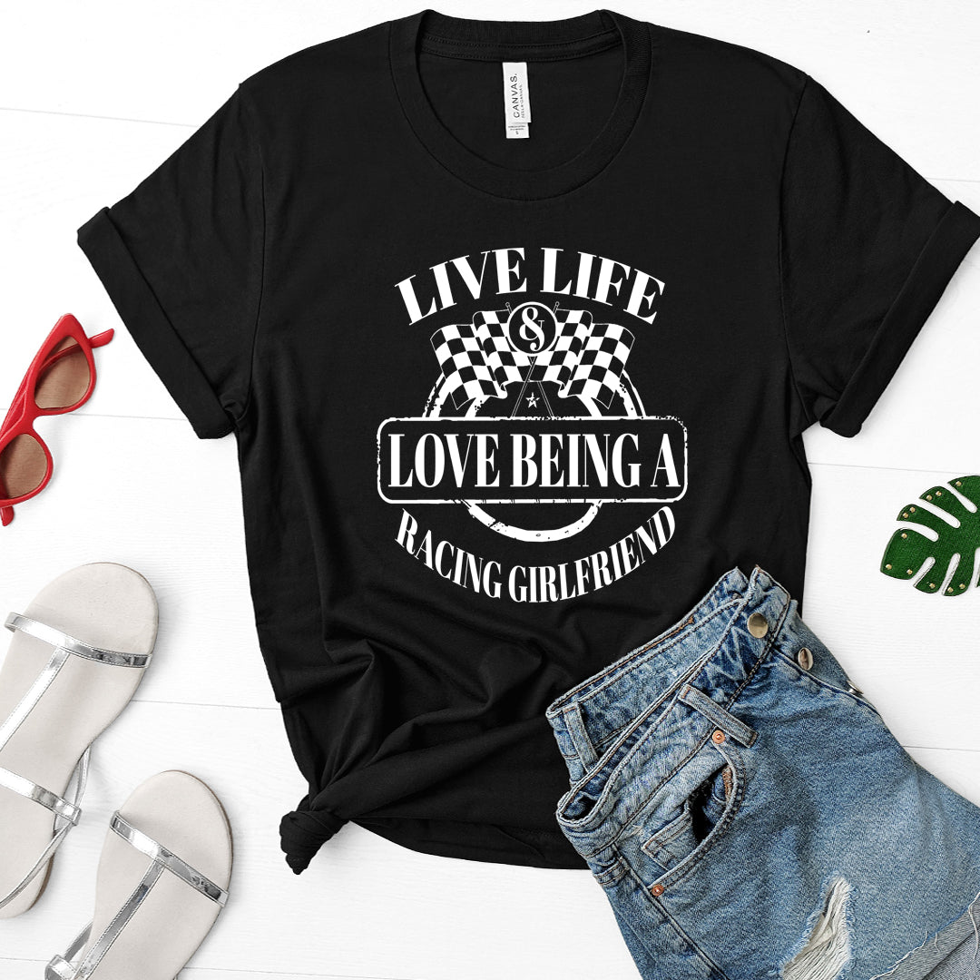 Racing girlfriend t-shirts