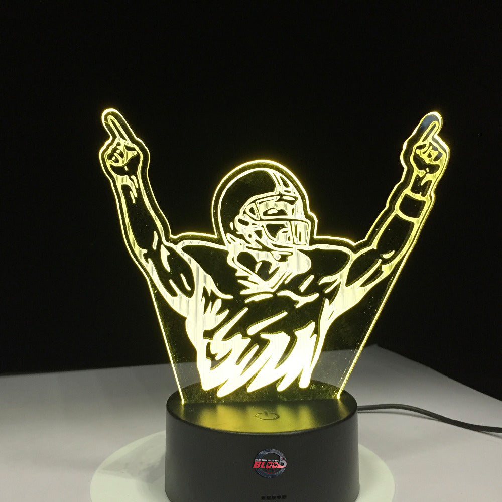 Motocross Champion 3D Led Lamp