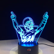 Motocross Champion 3D Led Lamp