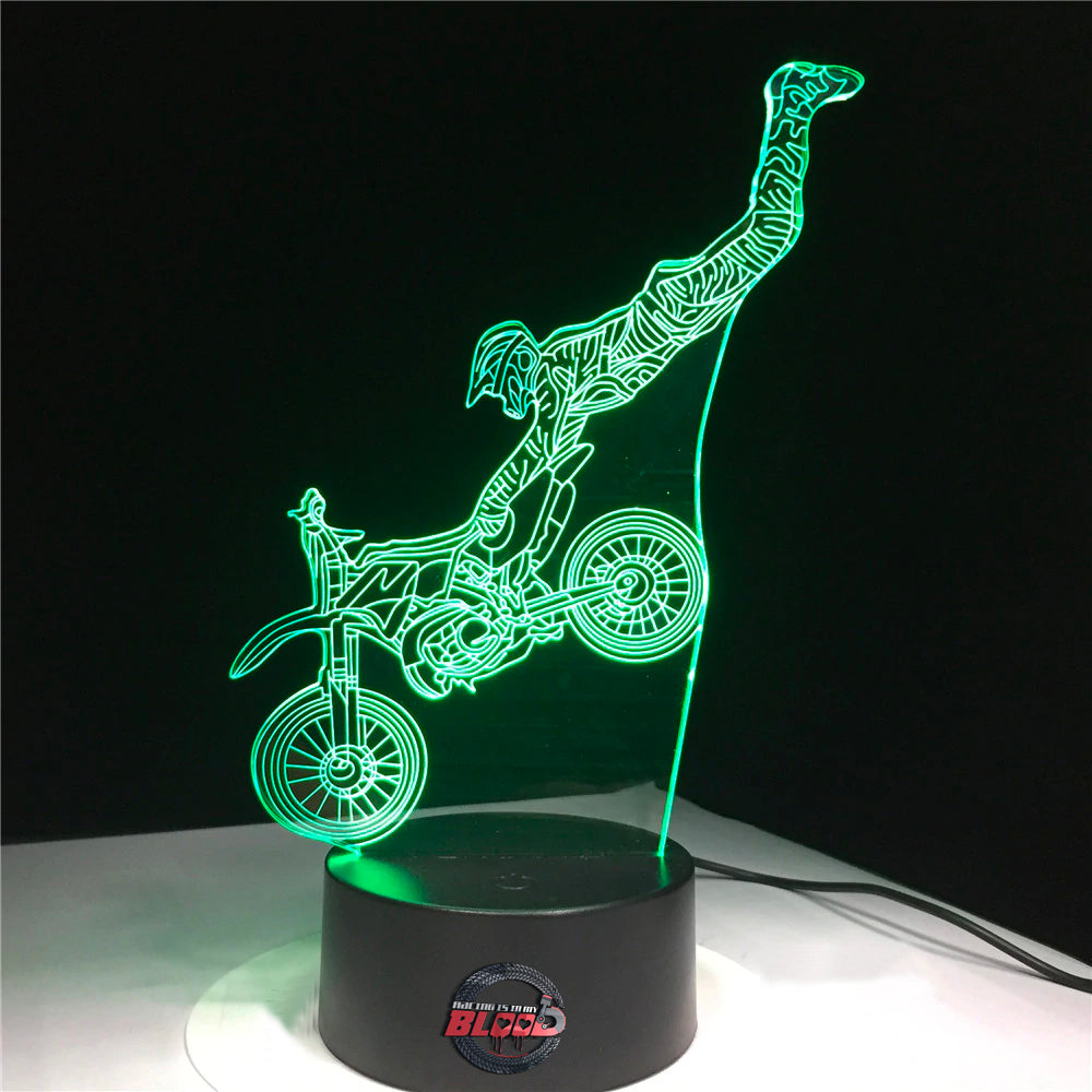 Motocross 3D Led Lamp