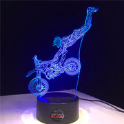 Motocross 3D Led Lamp