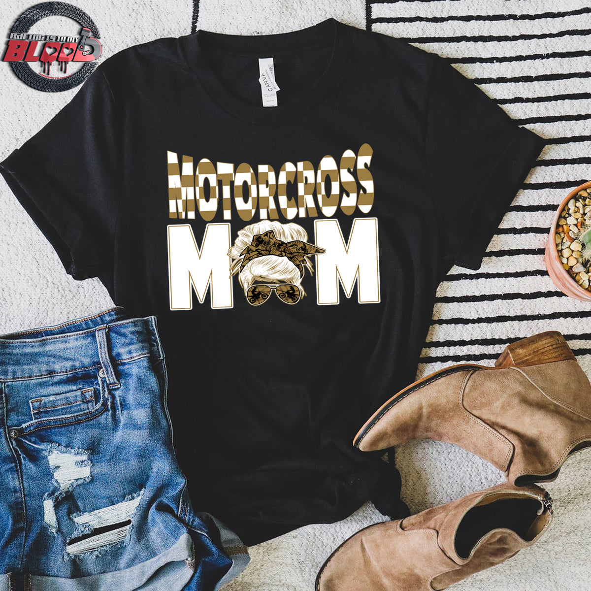 motocross mom t-shirts