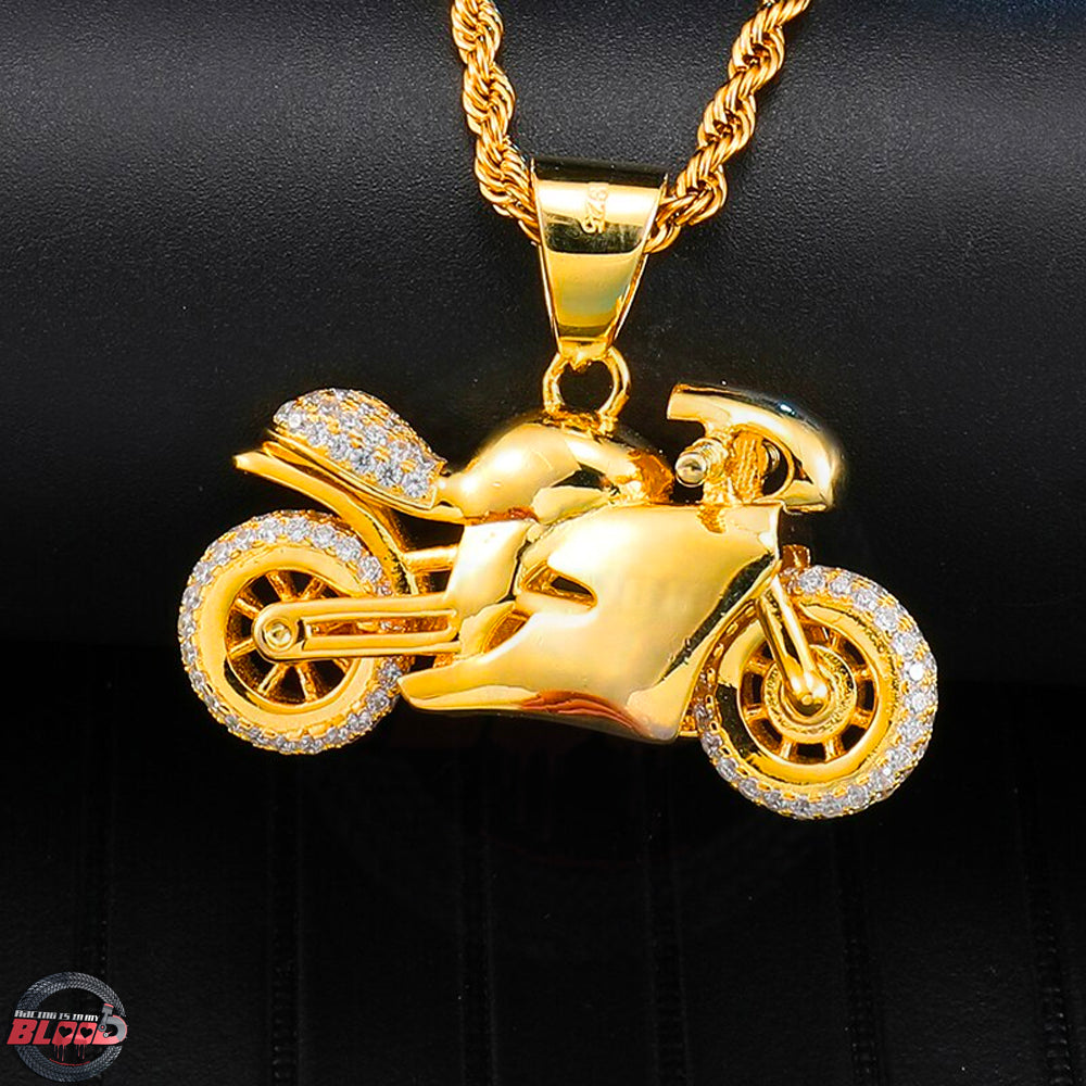 motorcycle necklace
