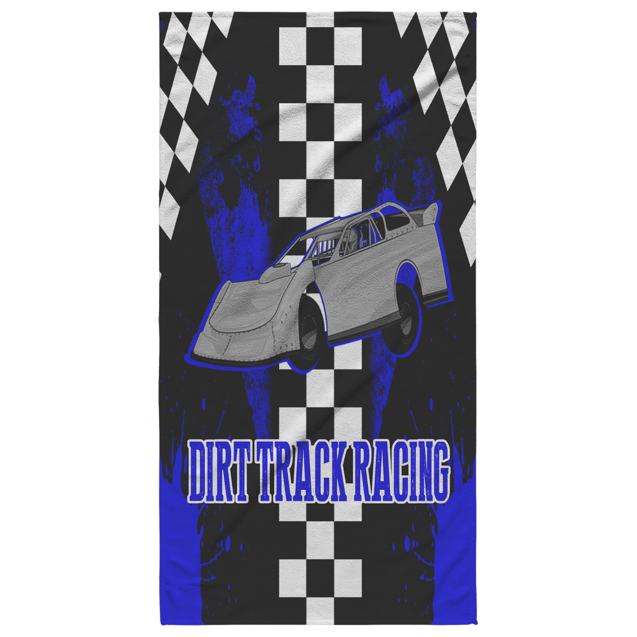 Dirt Track Racing Late Model Beach Towel