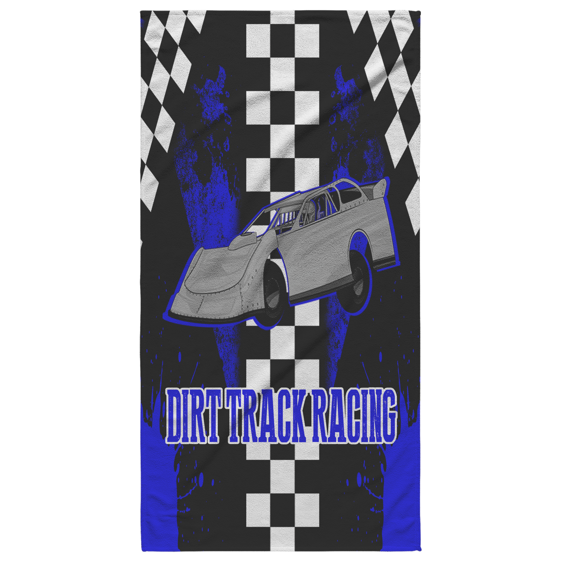 Dirt Track Racing Late Model Beach Towel