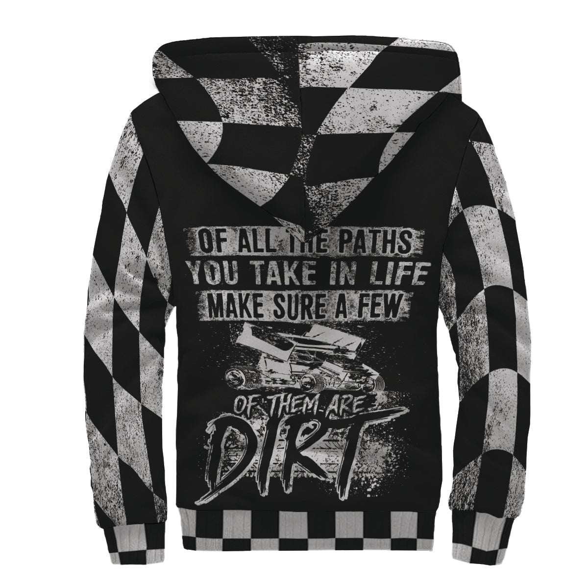 Of All The Paths Sprint Car Sherpa Jacket