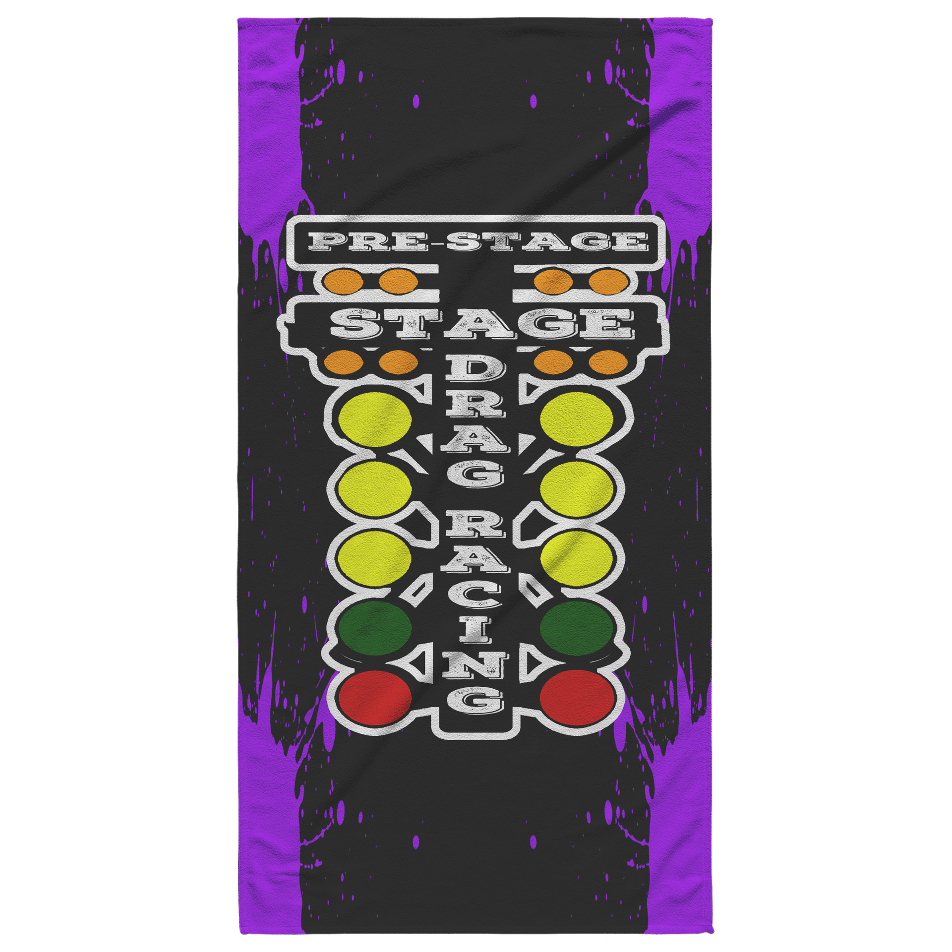 Drag Racing Beach Towel 