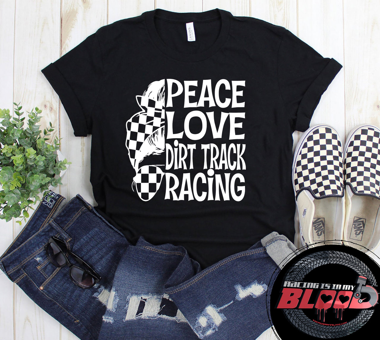 dirt track racing girl t-shirts