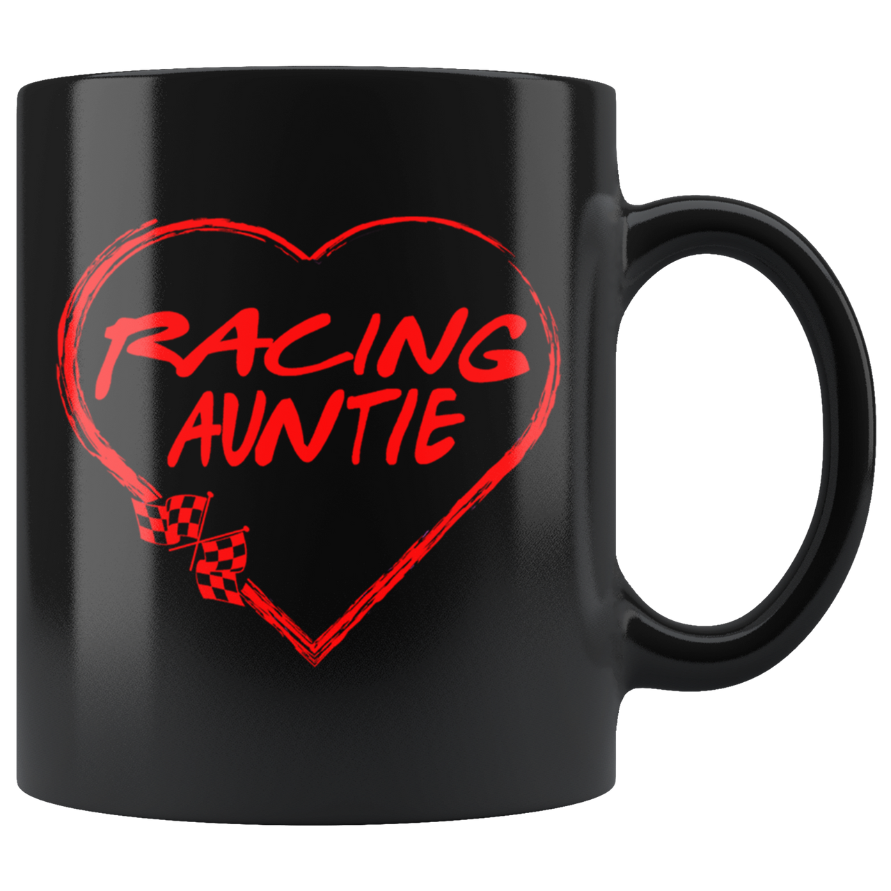 Racing Auntie Heart Mug!