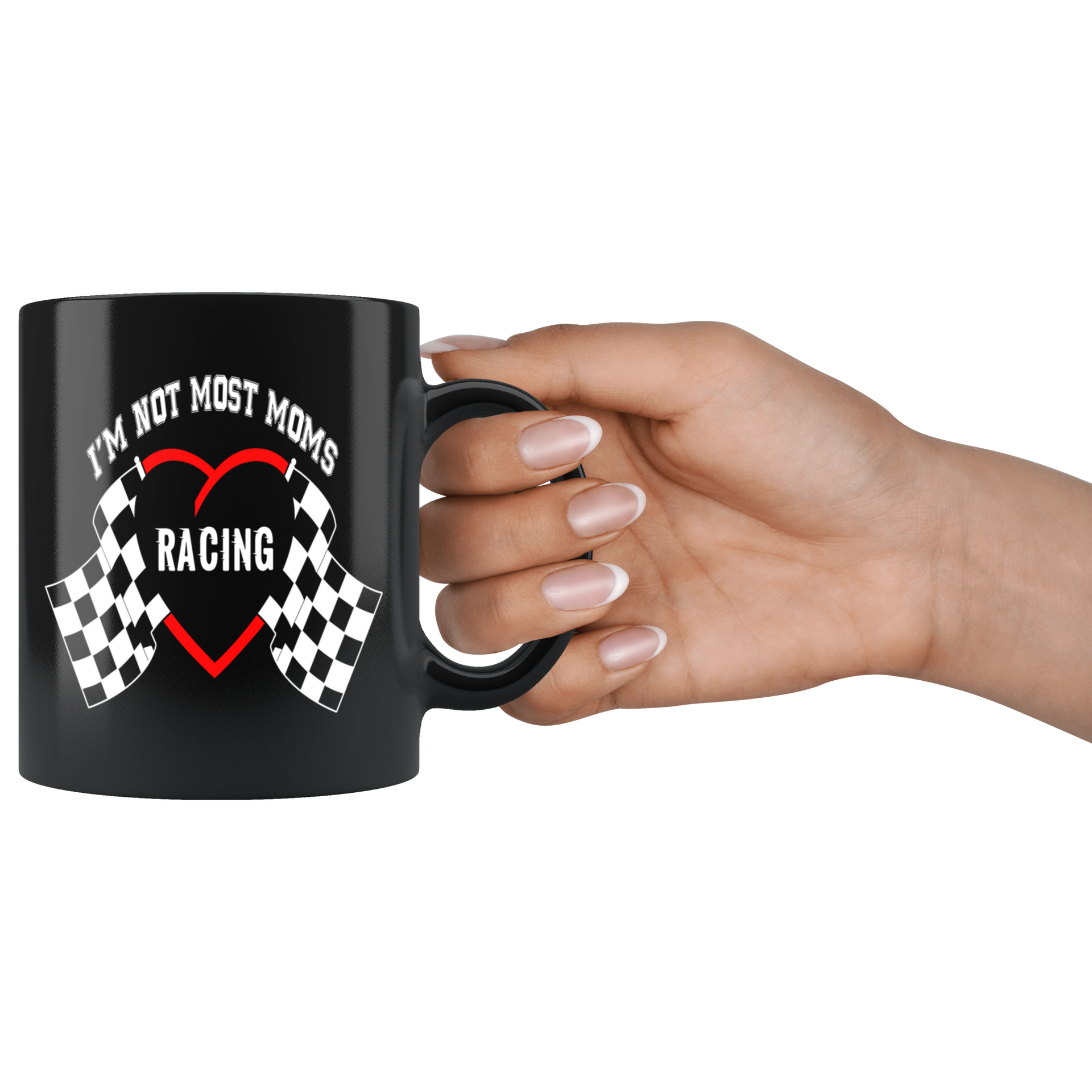 racing mom mug