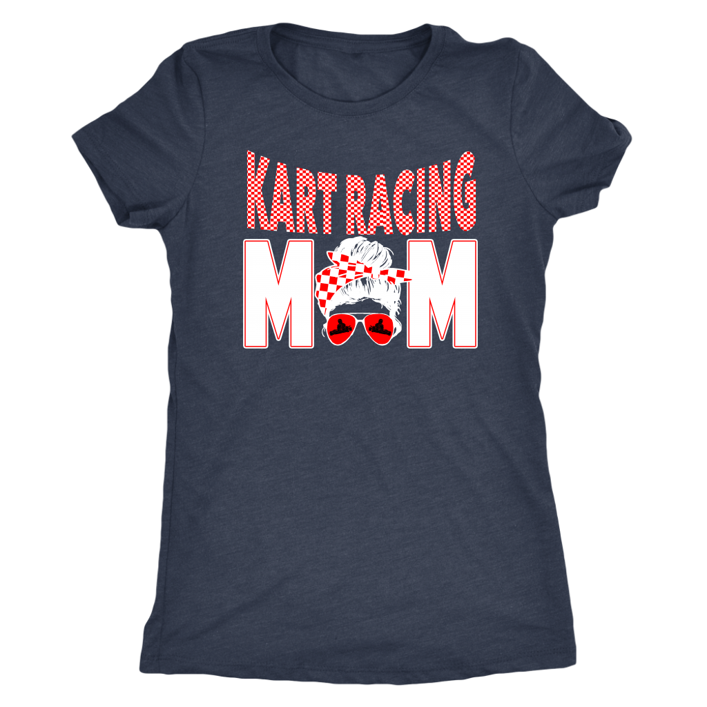 go kart racing mom t-shirts