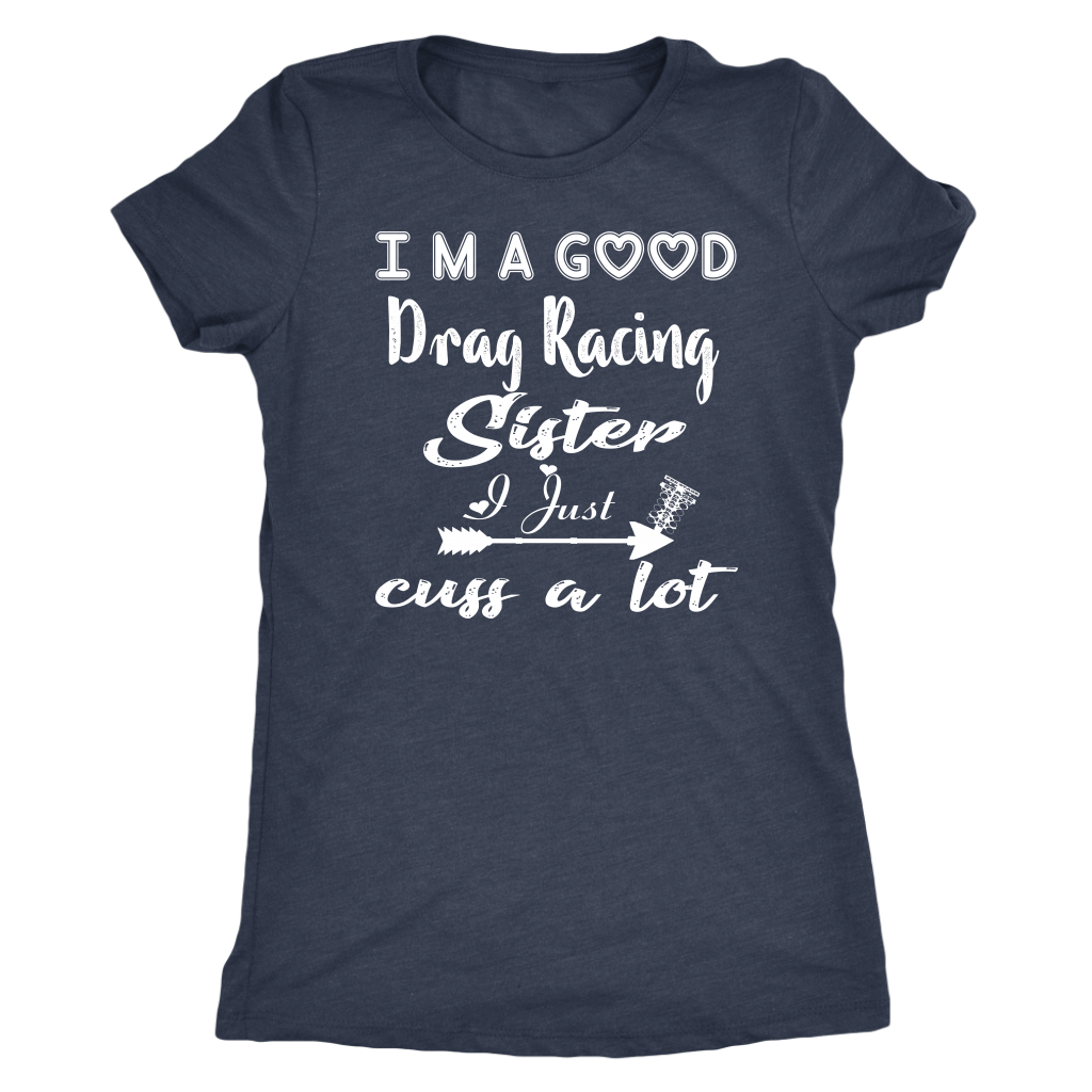 drag racing women's t-shirts