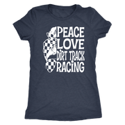 dirt track racing girl t-shirts