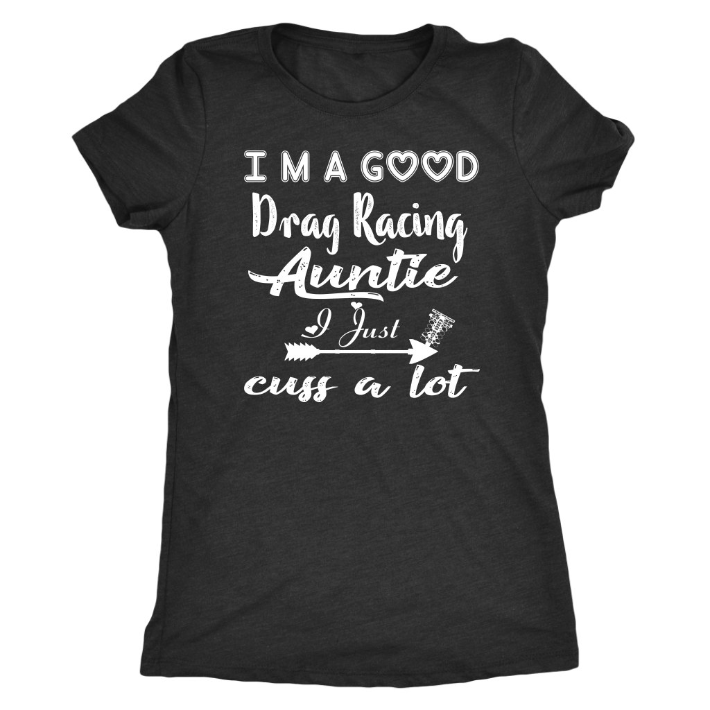 drag racing women's t-shirts