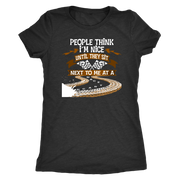 dirt track racing girl t-shirts