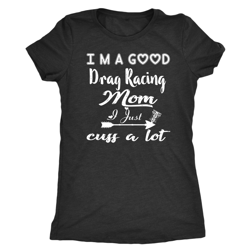 drag racing women's t-shirts