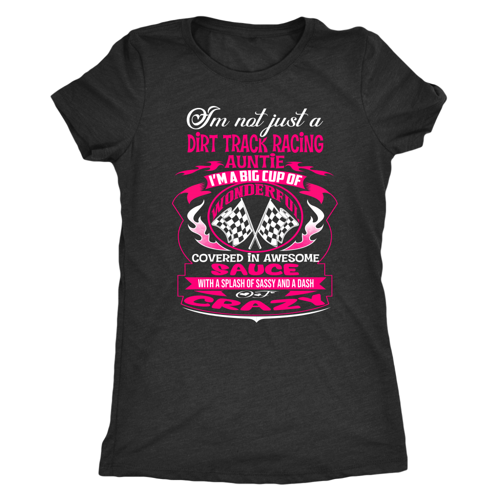 Dirt Track Racing Auntie T-Shirts