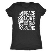 dirt track racing girl t-shirts