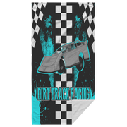 Dirt Track Racing Late Model Beach Towel