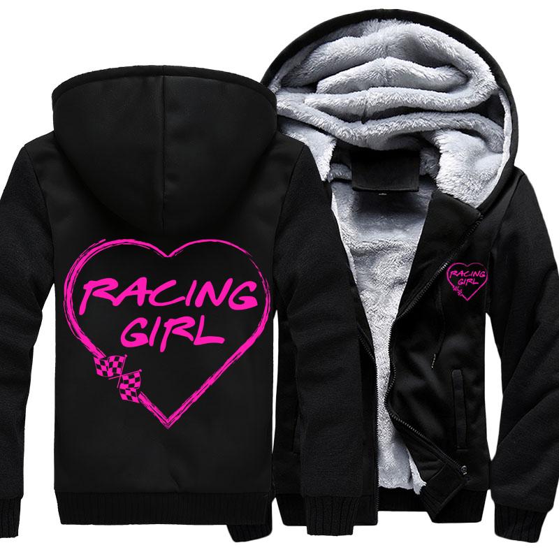 Superwarm Racing Girl Heart Jackets