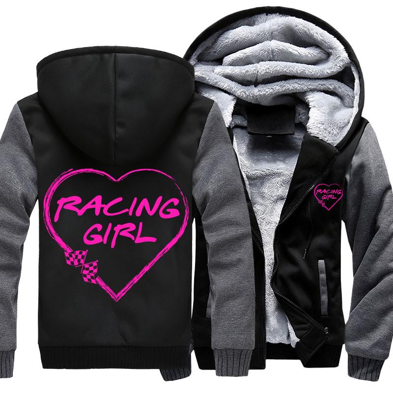 Superwarm Racing Girl Heart Jackets