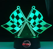 Racing Flag 3D Led Lamp