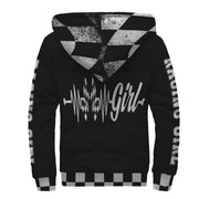 Racing Girl Heartbeat Sherpa Jacket