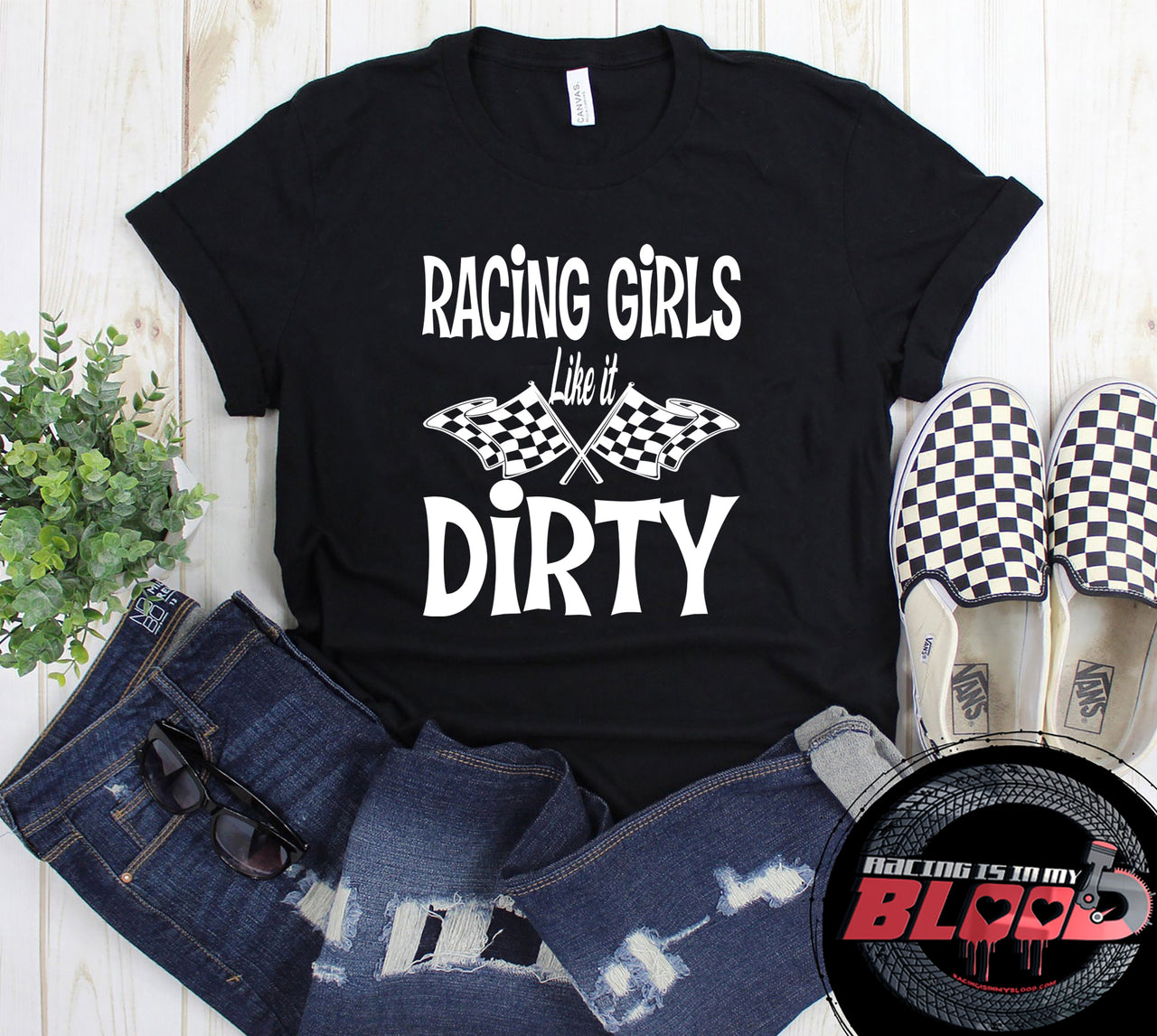 racing girl t-shirts