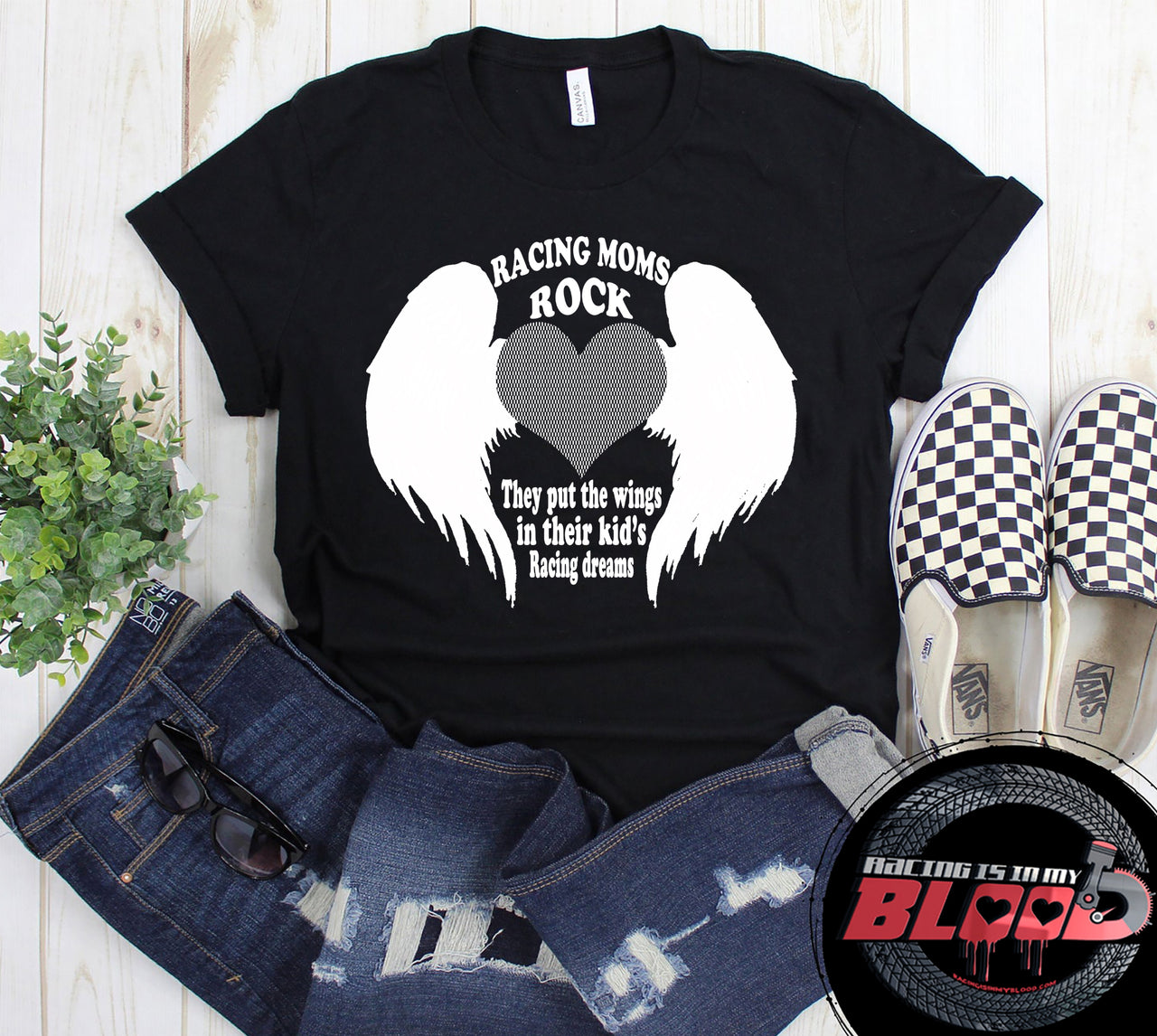 racing mom t-shirts