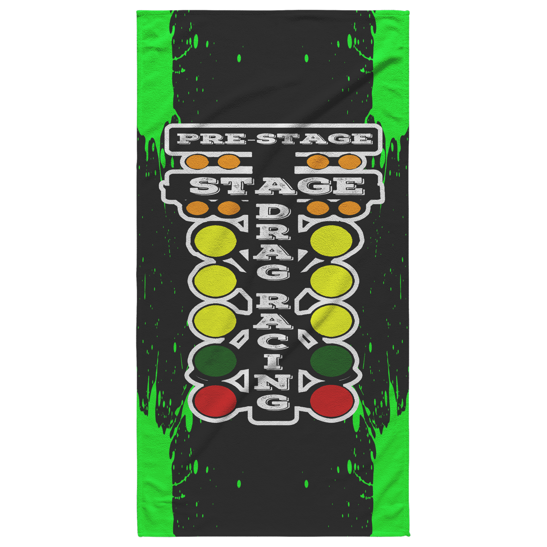 Drag Racing Beach Towel 