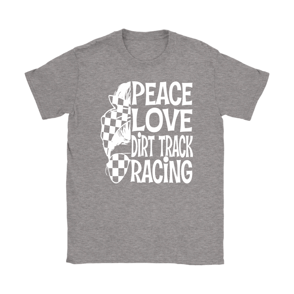 dirt track racing girl t-shirts