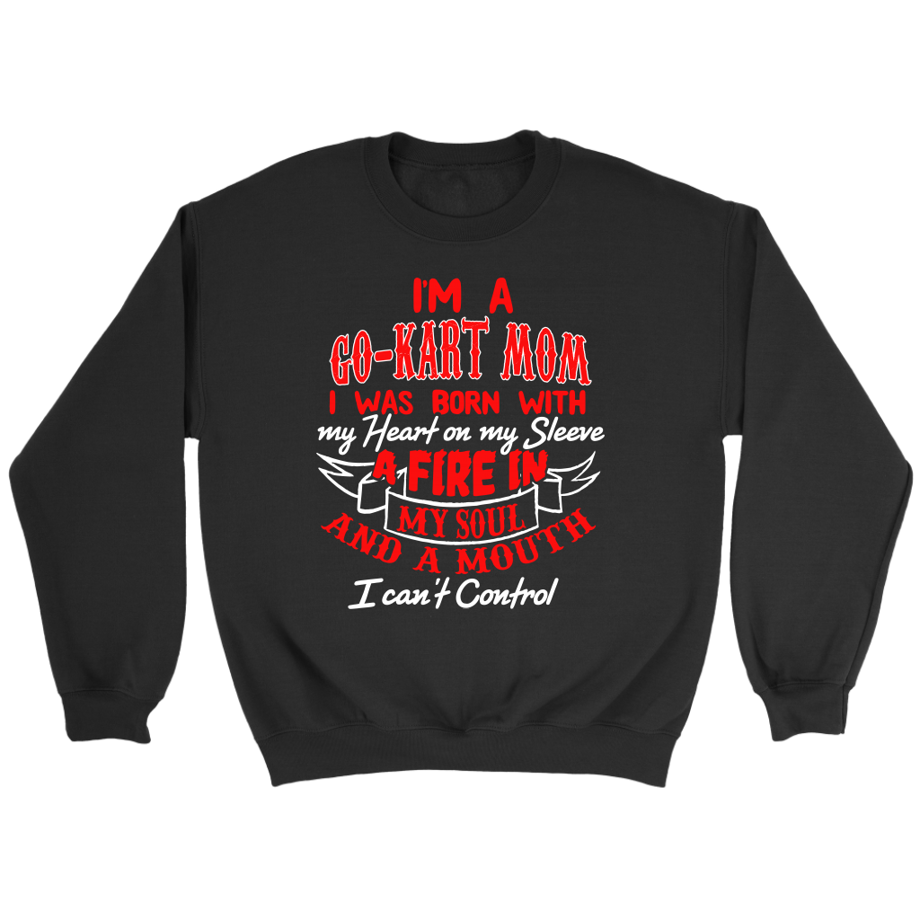 go kart racing mom t-shirts
