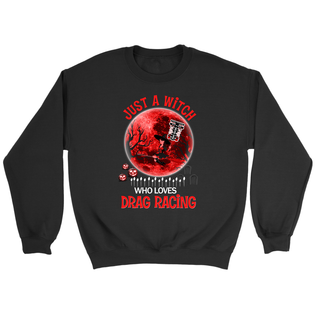 Just A Witch Who Loves Drag Racing T-Shirts