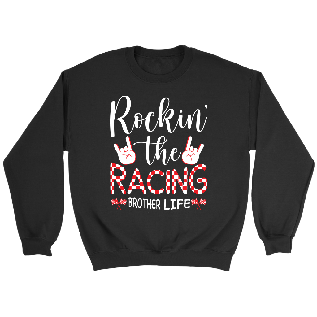 Rockin' The Racing Brother Life Hoodies/Tanks!