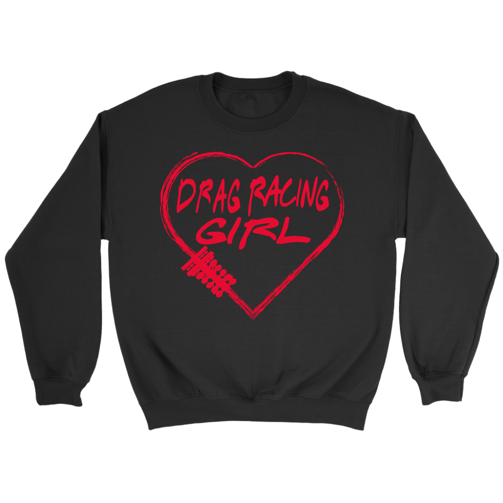 Drag Racing Girl Heart Tanks/Hoodies!