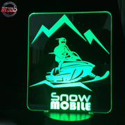 Snowmobile 3D Led Lamp