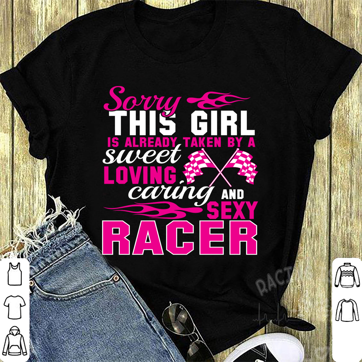 racing girl t shirts