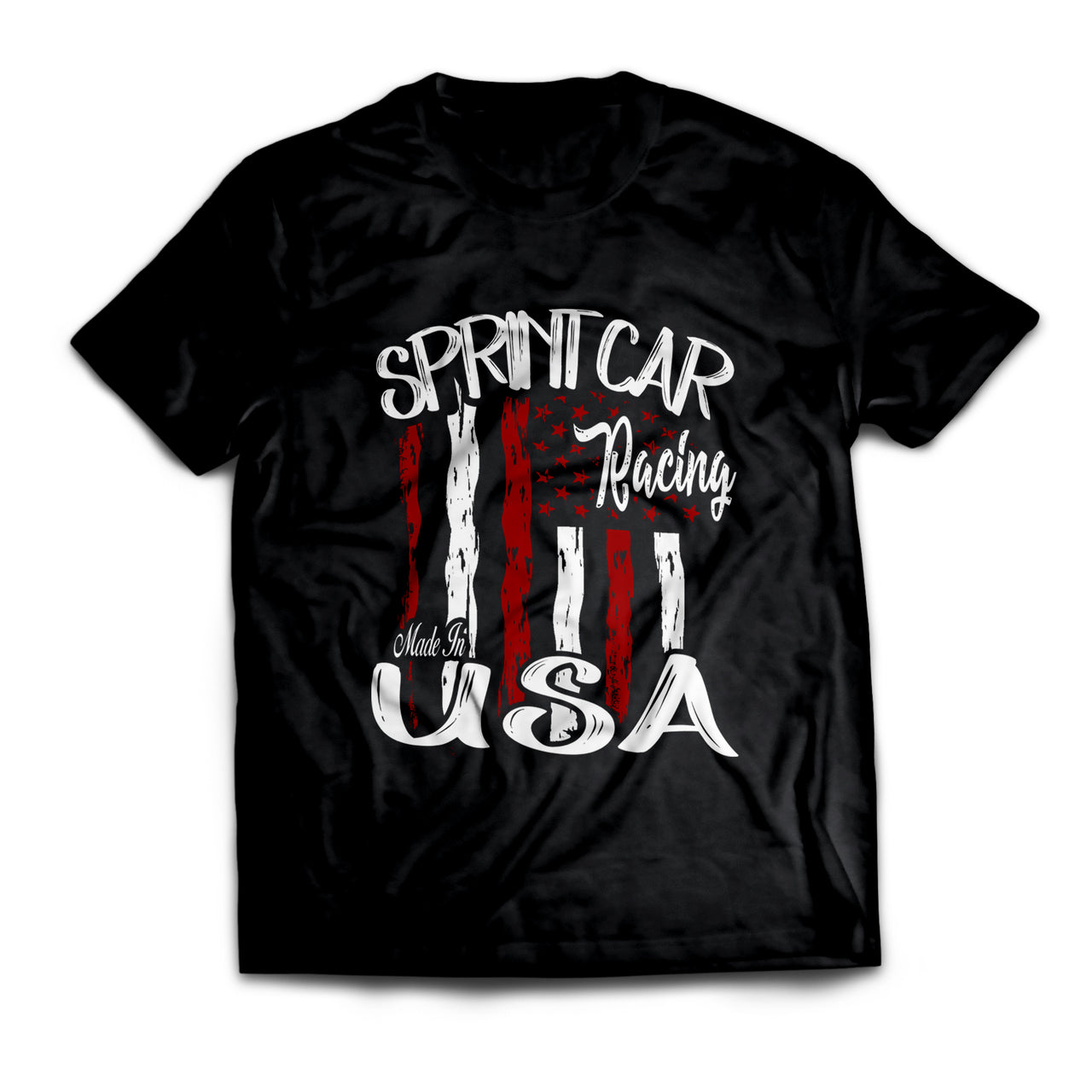 Sprint Car Racing Made In USA T-Shirts