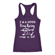 drag racing women's t-shirts