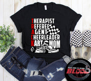 go Kart racing mom t-shirts