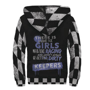 Girls Who Love Racing Sherpa Jacket RBMB