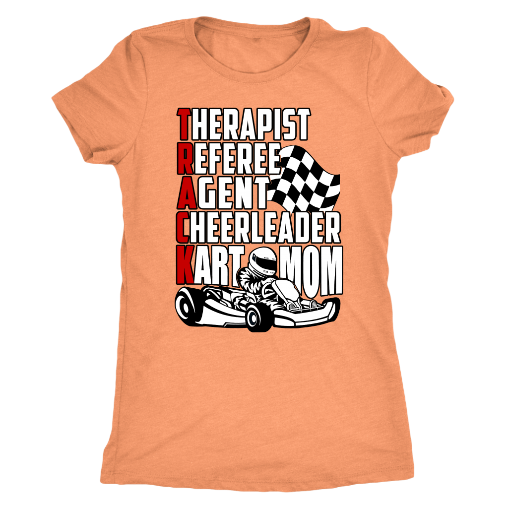 go Kart racing mom t-shirts